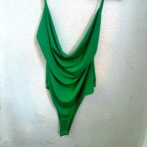 Brand new green bodysuit